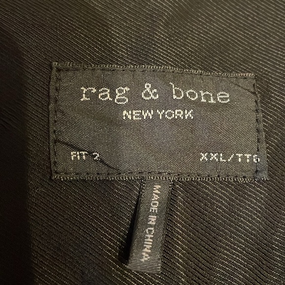 Rag & Bone Fit2 men’s shirt Black - Picture 2 of 5